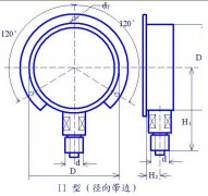 防爆壓力表YTX-150B/YTX-100B/YX-150B